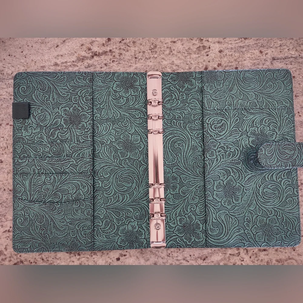 Embossed A5 Binders with Key Chain